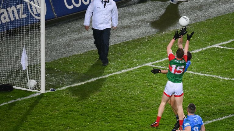 Orme rises high to score Mayo's second goal