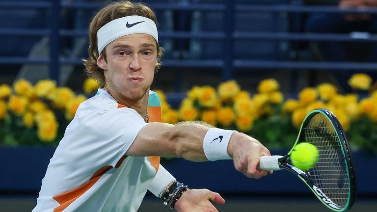 Andrey Rublev is chasing a singles title for the second successive week