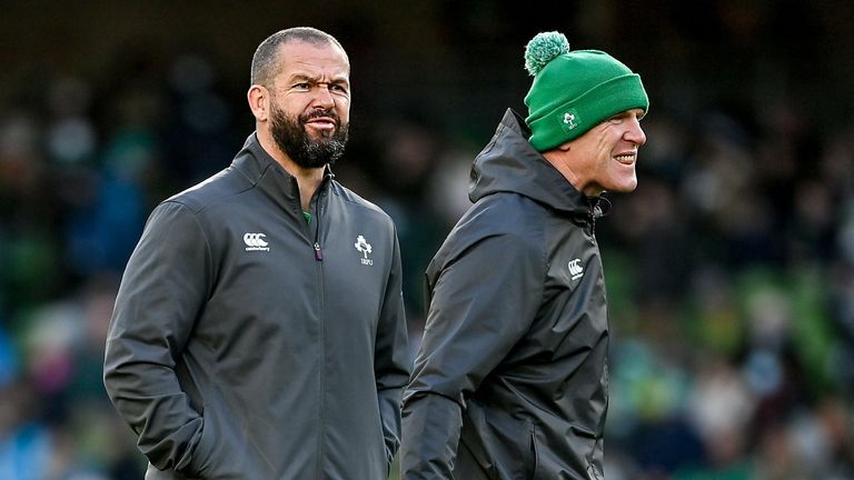 Ireland coaches Farrell and Paul O'Connell will lead the side knowing they are in the title mix 