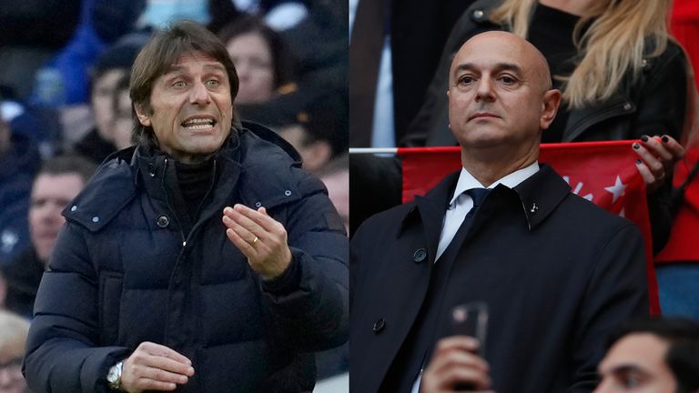 Antonio Conte and Daniel Levy