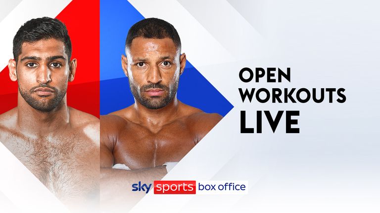 Amir Khan vs Kell Brook: Watch a free, live stream of the public work-out  featuring Frazer Clarke and Natasha Jonas | Boxing News | Sky Sports
