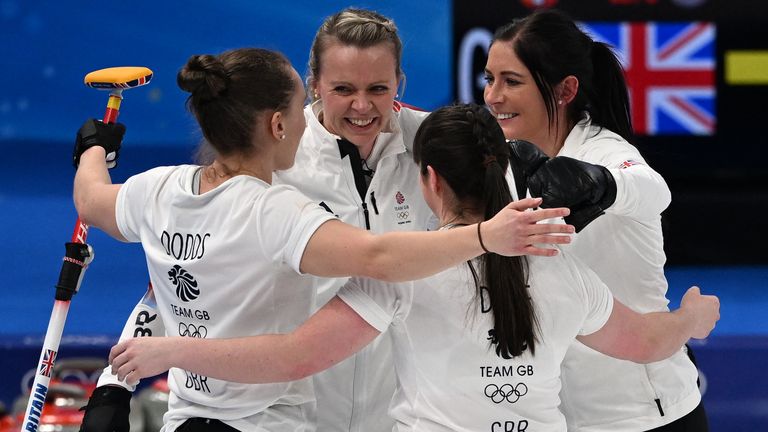 Team GB's women's curling team