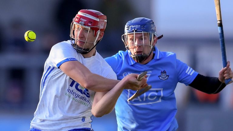 Jack Fagan of Waterford in action against John Bellew of Dublin