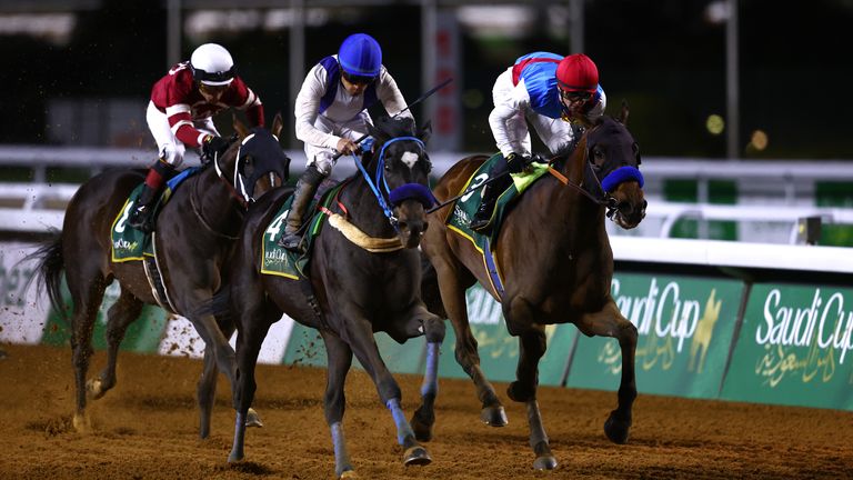 Emblem Road and Nigberto Ramos pull clear to land the $20m Saudi Cup in Riyadh