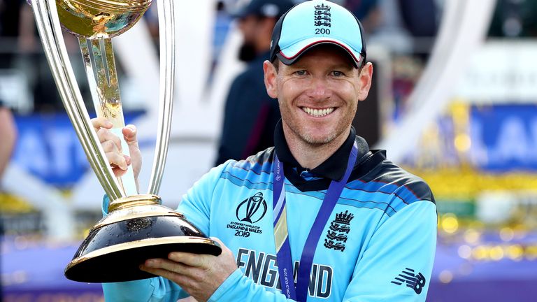 Eoin Morgan captained England to victory on home soil in the 2019 World Cup