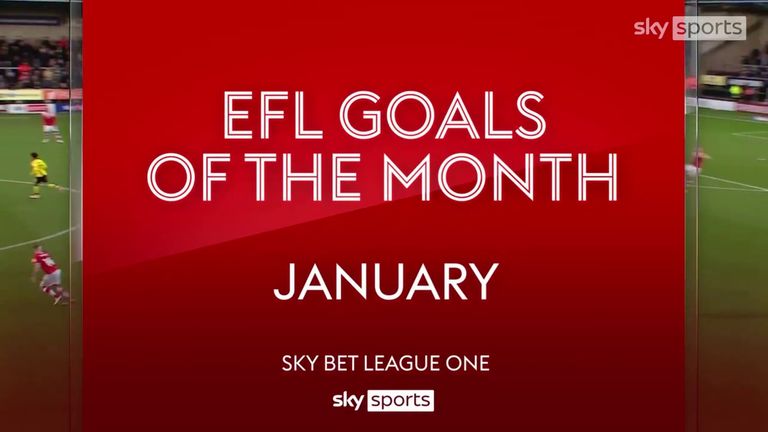 Watch the Goals of the Month for January from the Sky Bet League One.