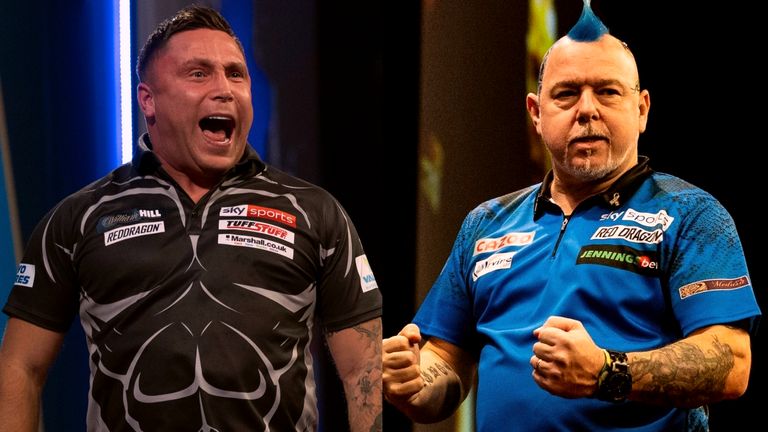 Gerwyn Price and Peter Wright - Premier League Darts