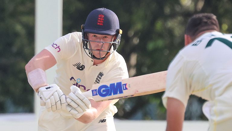 Alex Lees captained England Lions in Australia this winter