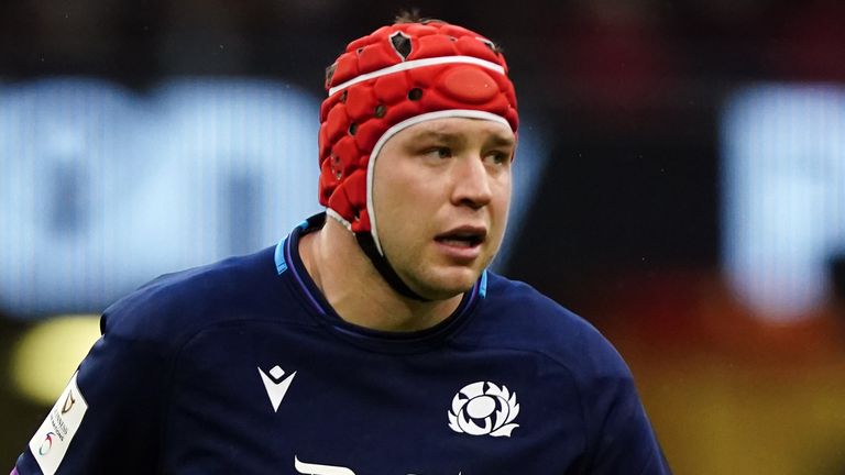 Wales v Scotland - Guinness Six Nations - Principality Stadium
Scotland's Grant Gilchrist during the Guinness Six Nations match at the Principality Stadium, Cardiff. Picture date: Saturday February 12, 2022.