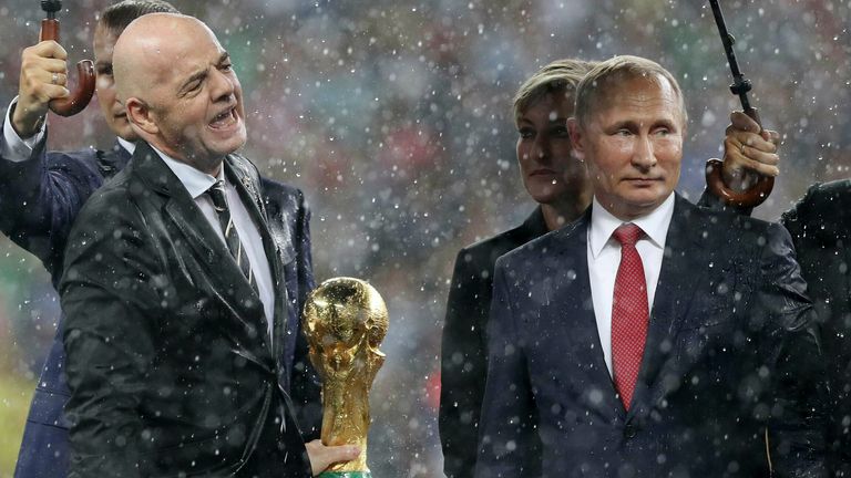 FIFA are in advanced talks about suspending Russia