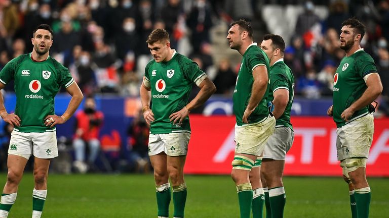 Ireland came from 22-7 behind to 22-21 at the Stade de France, but ultimately fell to a 30-24 loss