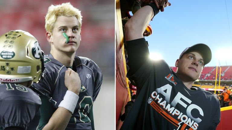 A look back at the Joe Burrow's incredible journey from youth football to his upcoming appearance in Super Bowl LVI