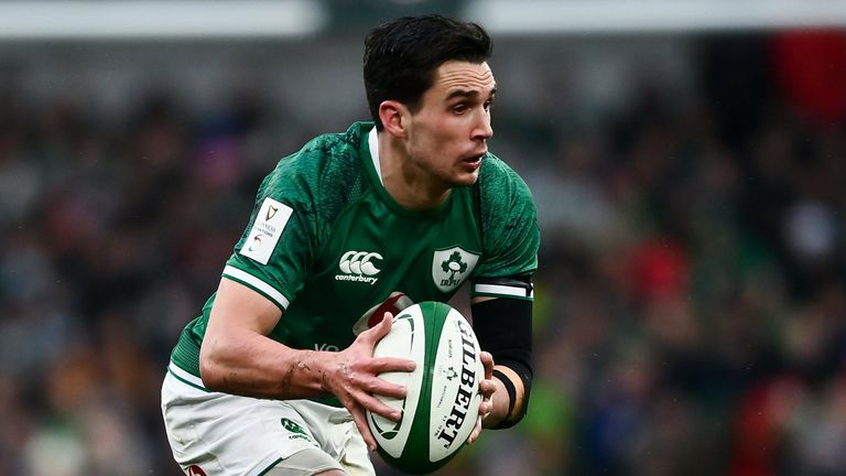 Carbery starts his second Six Nations Test at out-half, with fit-again Johnny Sexton on the bench