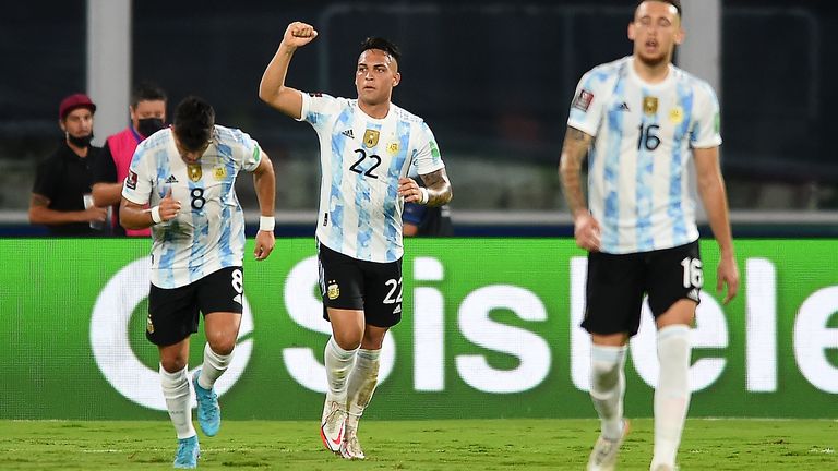 Lautaro Martinez's strike inspired Argentina to victory over Colombia