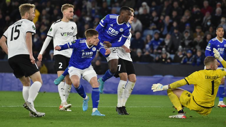 Harvey Barnes restores Leicester's advantage