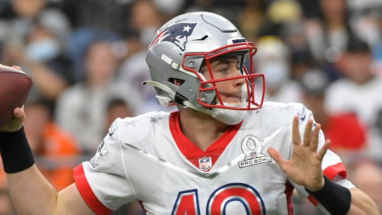 New England Patriots rookie quarterback Mac Jones helped guide the AFC to a fifth-straight Pro Bowl win