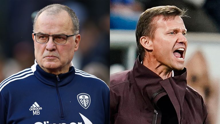 Marcelo Bielsa and Jesse Marsch - PA/AP