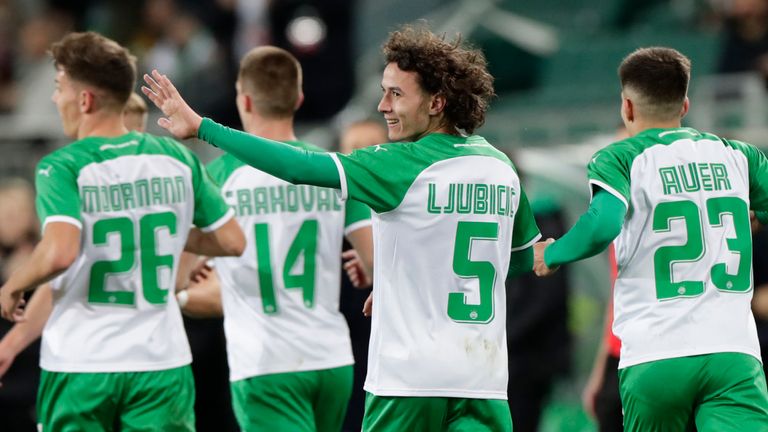 Rapid Vienna impressed during their first leg