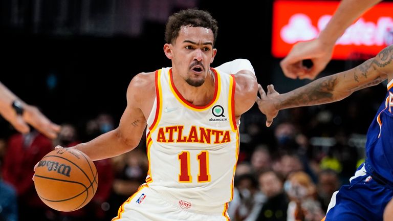 NBA on ESPN - Trae Young with a combined 73 points in his first two games —  both Ws 🔥