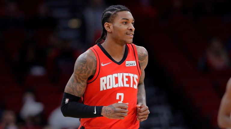 Houston Rockets guard Kevin Porter Jr. (3) during the first half of an NBA basketball game against the Cleveland Cavaliers Wednesday, Feb. 2, 2022, in Houston.