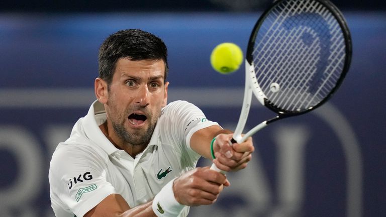 Novak Djokovic admits lack of matches a worry amid continuing schedule  uncertainty after Jiri Vesely loss in Dubai - Eurosport