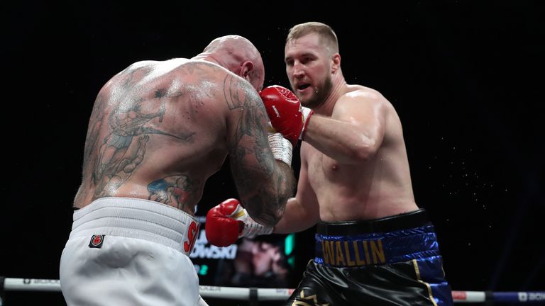 CHRIS EUBANK JR v LIAM WILLIAMS   5-2-2022.MOTORPOINT ARENA,.CARDIFF.WALES.PIC LAWRENCE LUSTIG.HEAVYWEIGHT CONTEST.OTTO WALLIN v KAMIL SOKOLOWSKI