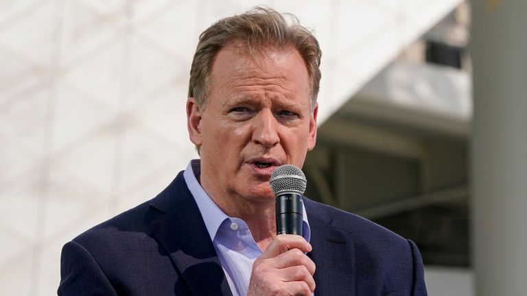 NFL commissioner Roger Goodell told reporters there is no timeline for the completion of the investigation into the Washington Commanders