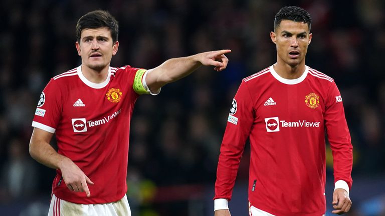 Is Cristiano Ronaldo trying to wrest the Manchester United captaincy from Harry Maguire?
