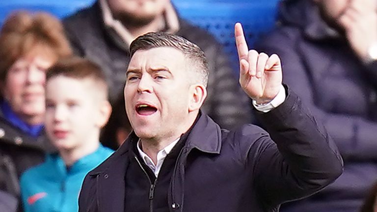 Plymouth Argyle manager Steven Schumacher during the FA Cup fourth round match at Stamford Bridge.