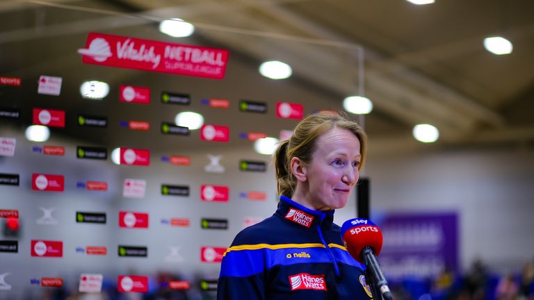 Listen to the thoughts of Imogen Allison, Jo Vann and Tracey Robinson after Team Bath Netball's win over Leeds Rhinos Netball