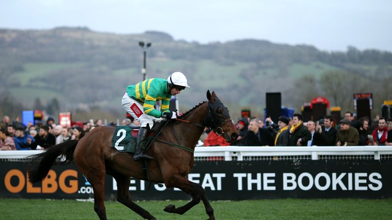 Any Second Now winning at Cheltenham at 2019