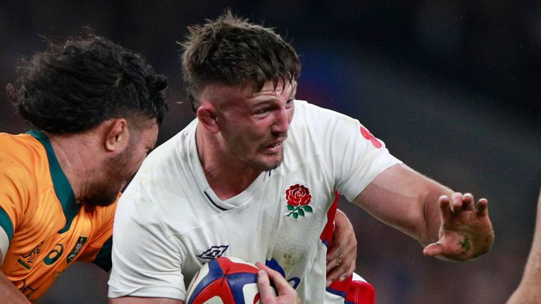 England flanker Tom Curry misses the Test and the rest of the tour due to concussion 