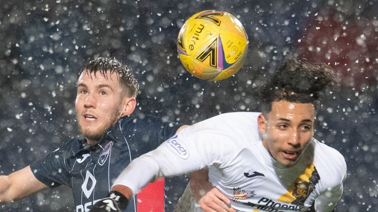 It was a snowy affair in Dingwall
