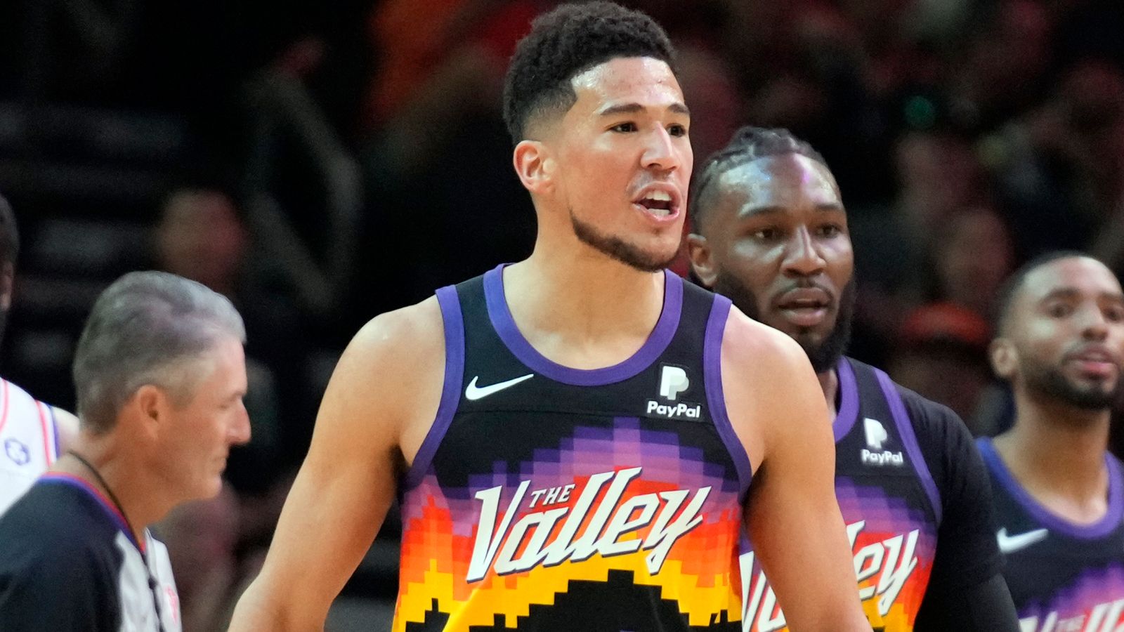 Devin Booker, Chris Paul lead Phoenix Suns past Philadelphia 76ers; Brooklyn Nets lose on Kyrie Irving’s home return