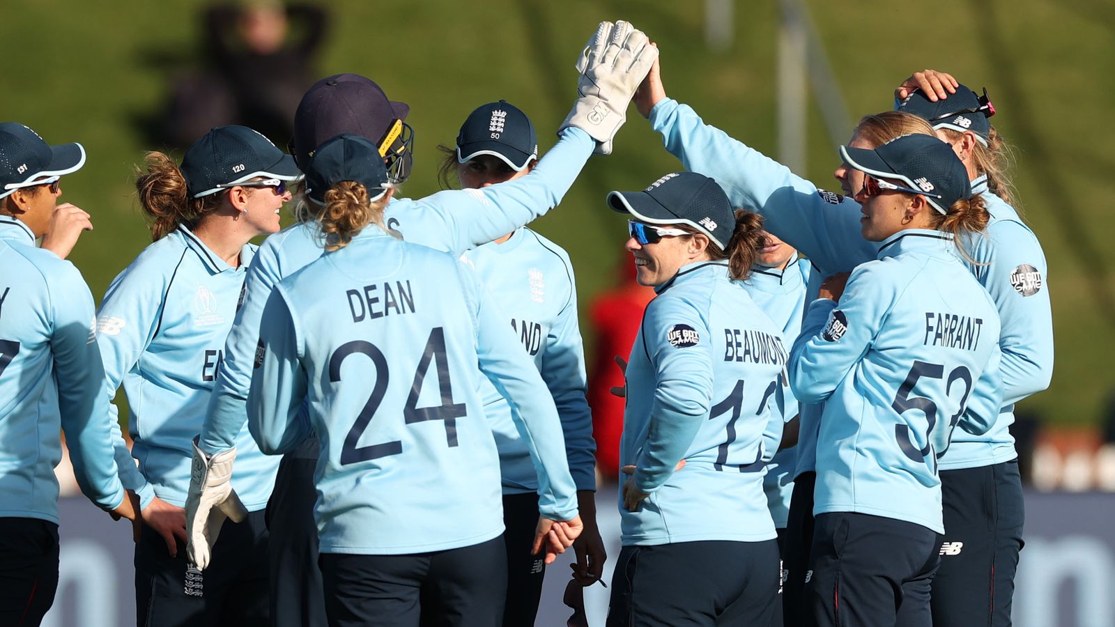 Women's Cricket World Cup England reach semifinals with 100run