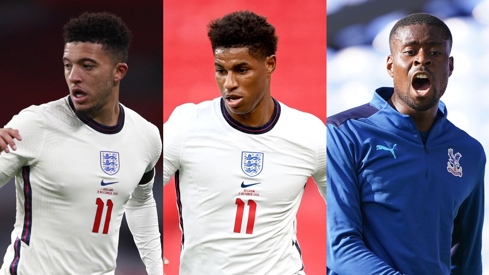 Marcus Rashford and Jadon Sancho not in England squad while Marc Guehi earns first call-up