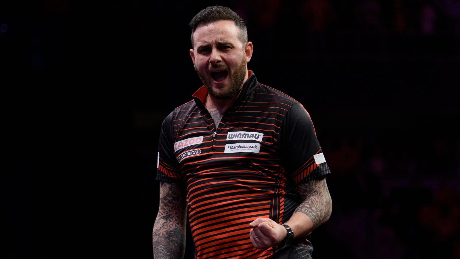 Premier League Darts: Joe Cullen beats Gary Anderson, Peter Wright and Jonny Clayton in crucial victory in London