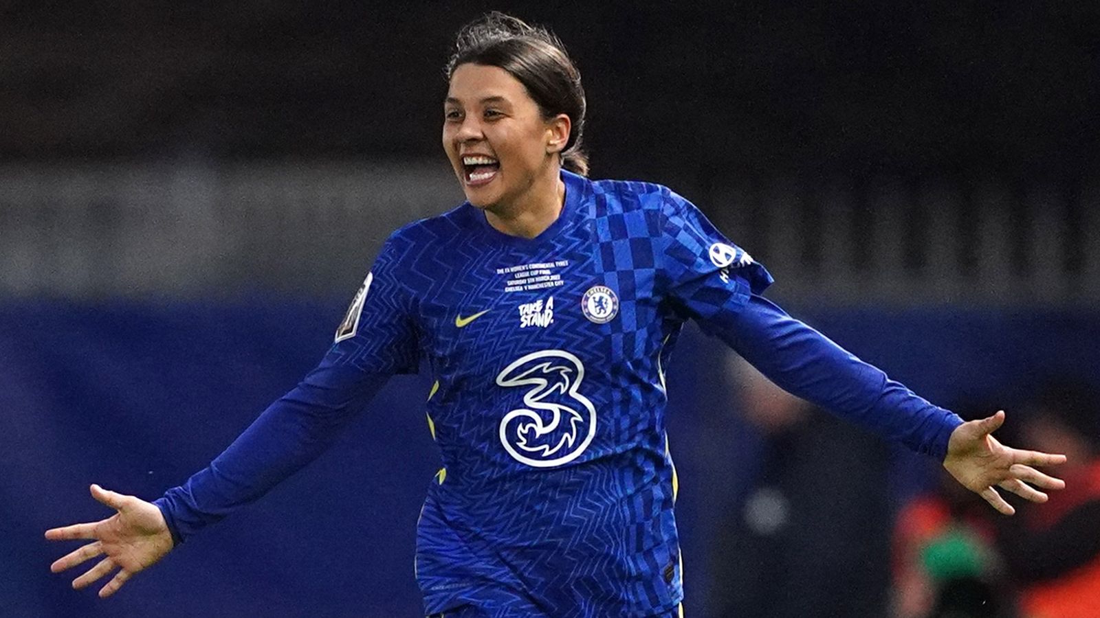 Chelsea Women striker Sam Kerr crowned FWA Women's Footballer of the