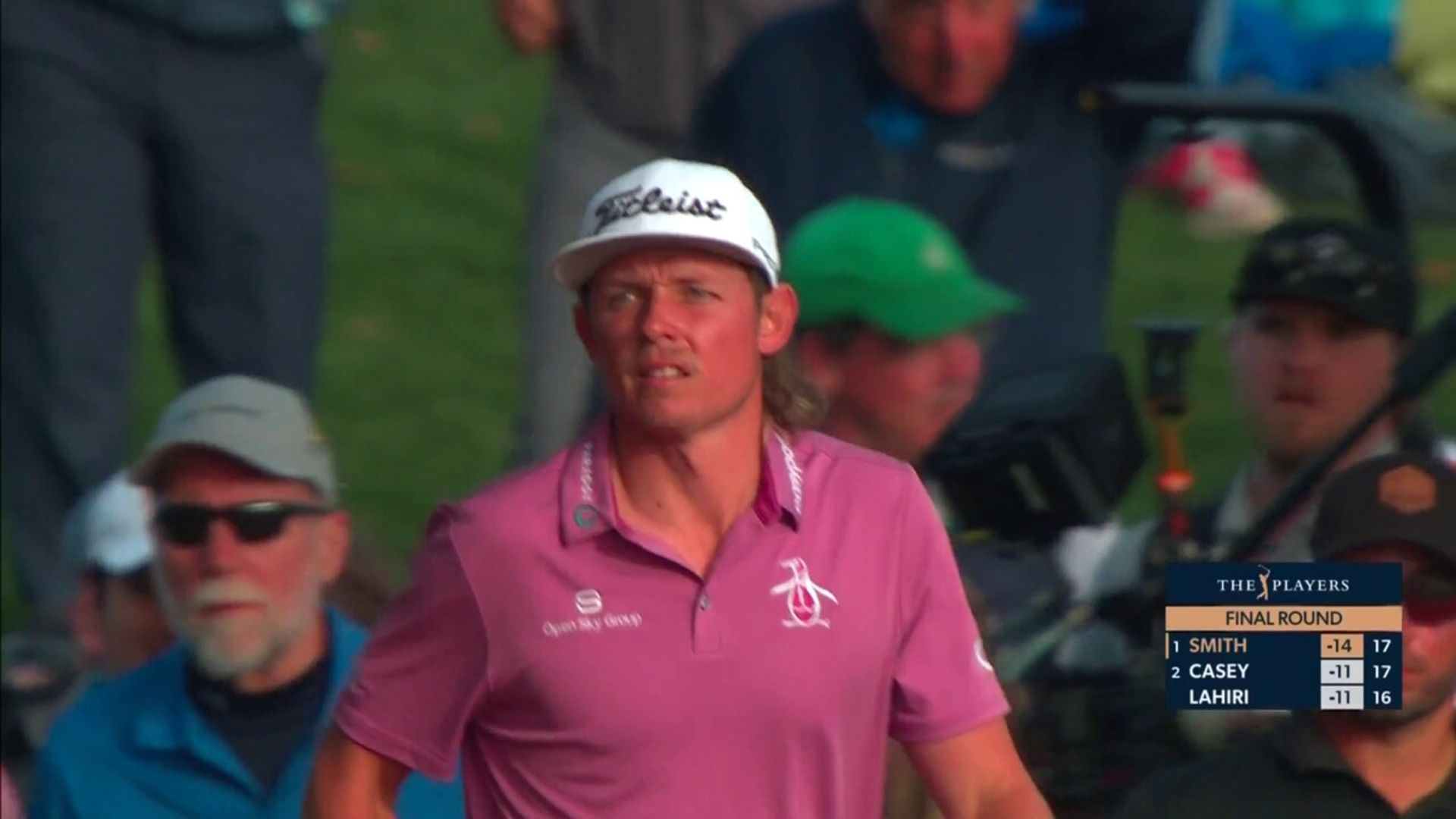 Smith finds water at 18th!