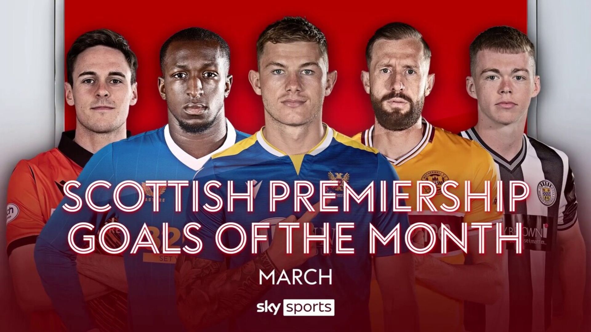 Scottish Premiership goals of the month