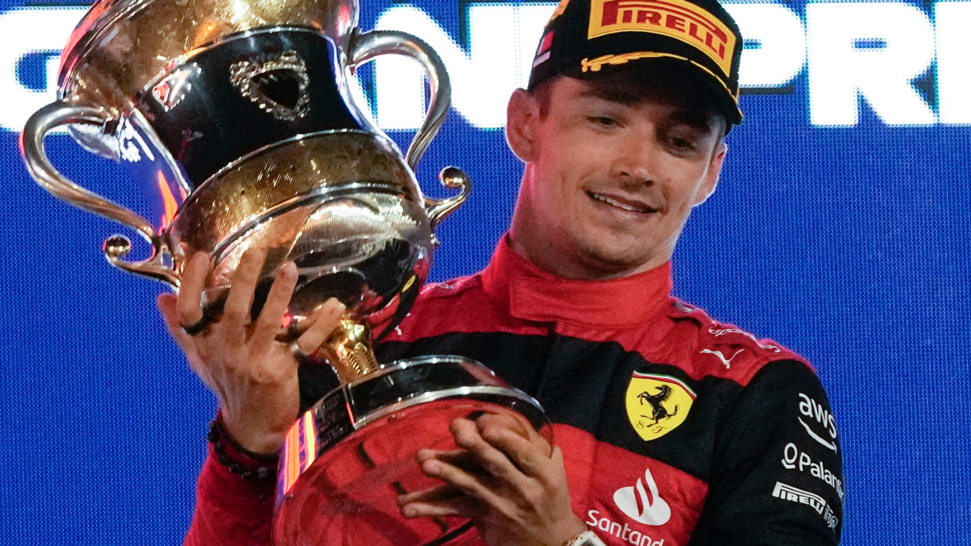 Leclerc wins F1 opener for Ferrari as Red Bull implode