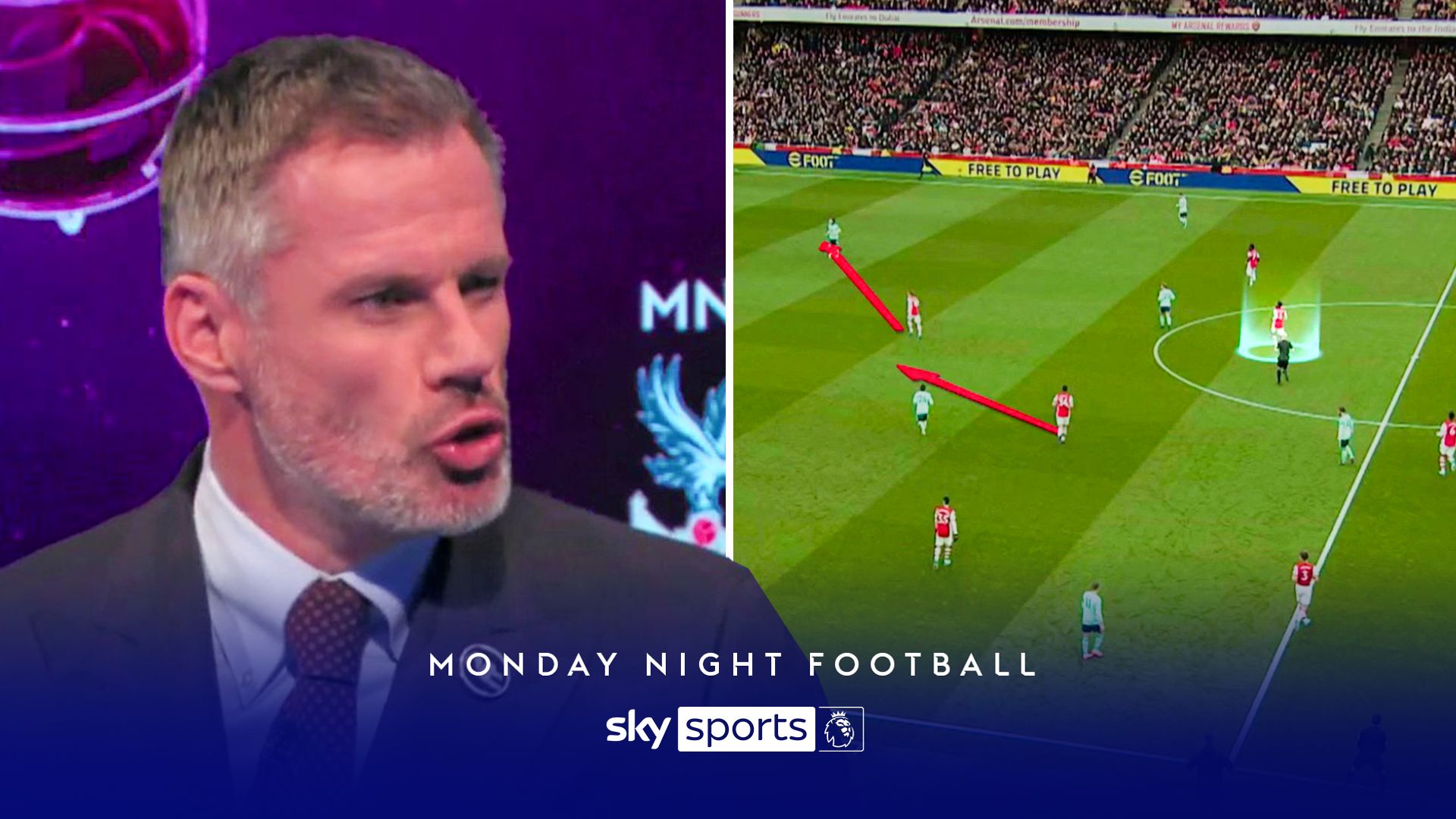 Carra highlights Arsenal's 'very impressive' tactical tweak