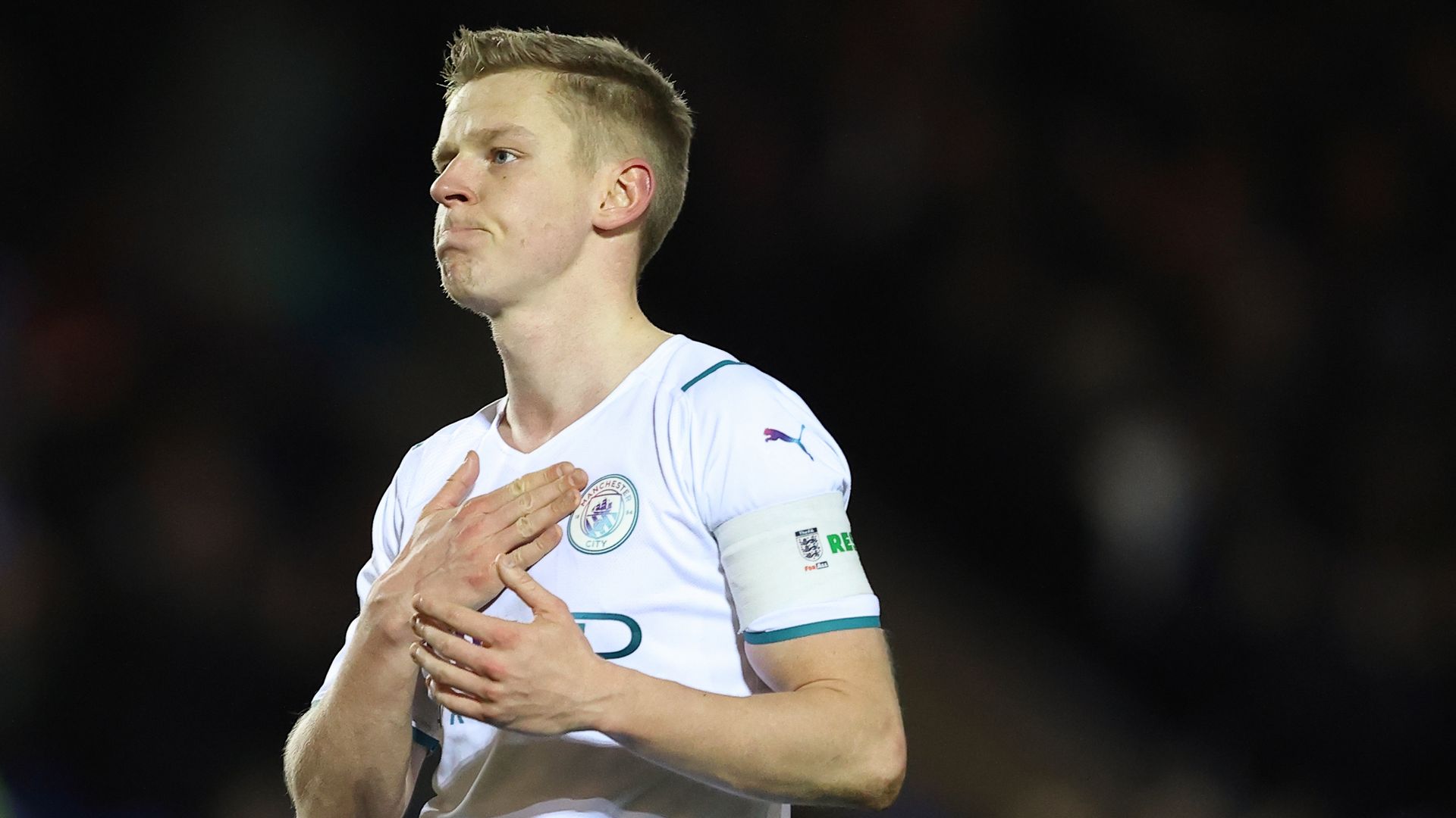 Pep: Playing football best for Zinchenko