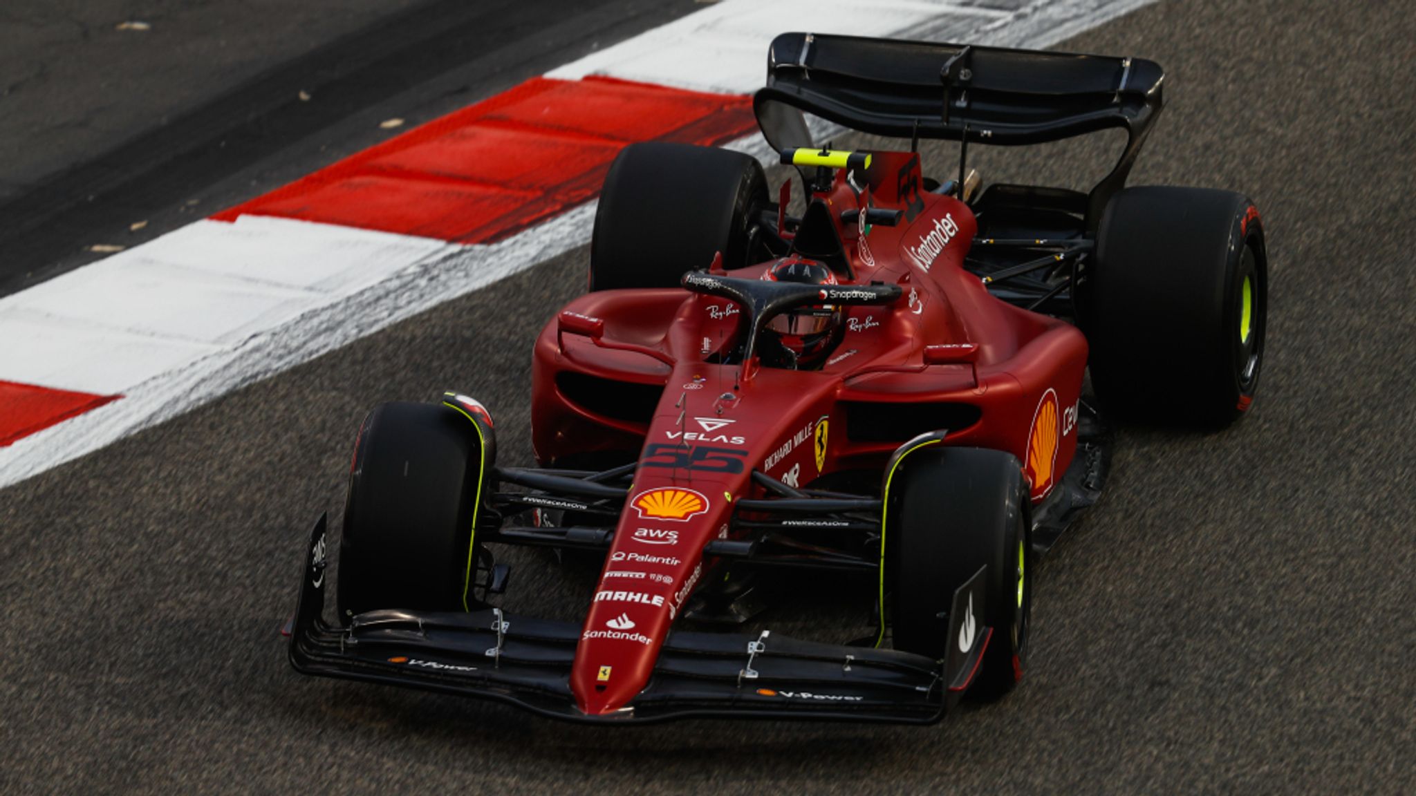 F1 Testing Day Two In Bahrain Ferrari Top Timesheet As Carlos Sainz Outpaces Max Verstappen And Lewis Hamilton F1 News