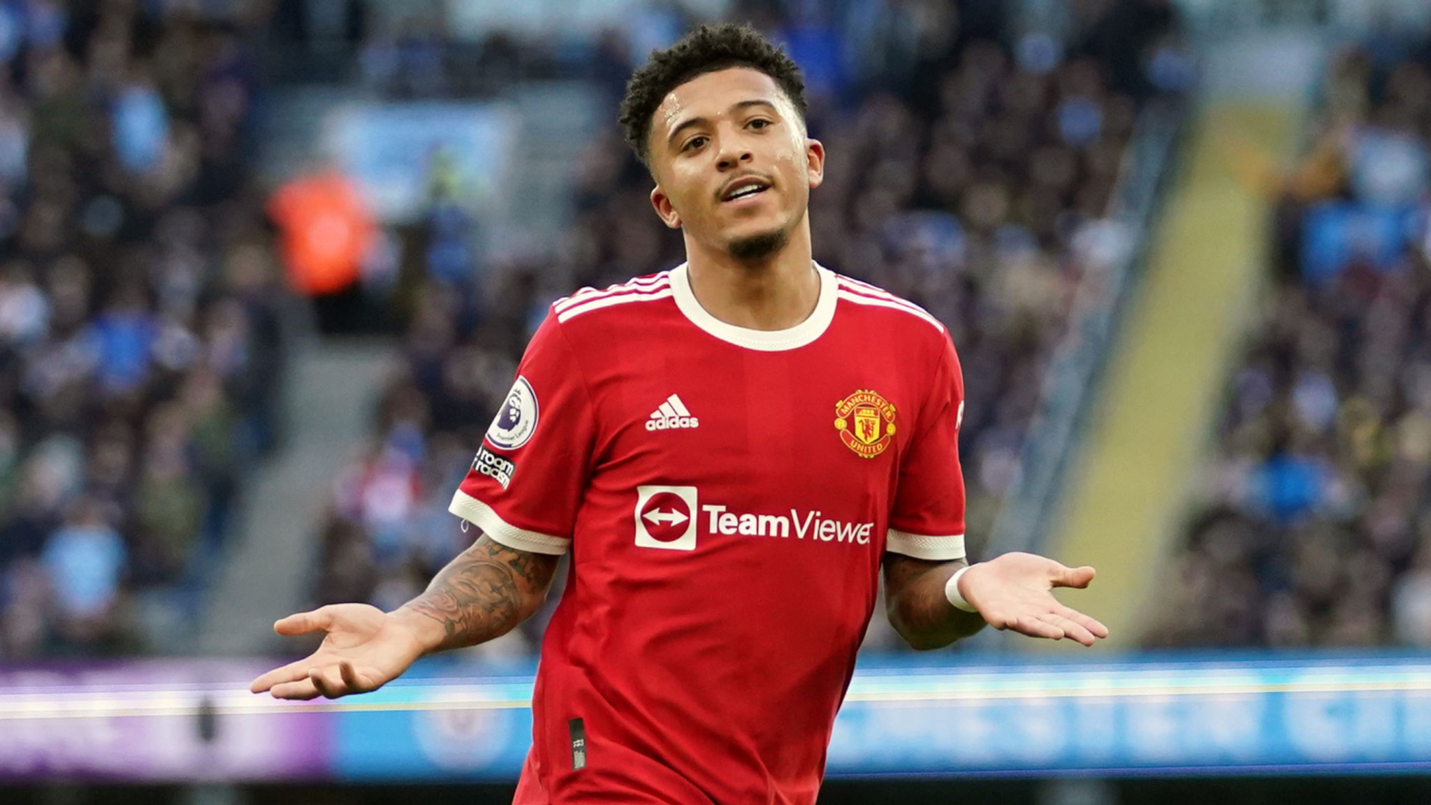 Jadon Sancho approaching best Manchester United form, says Ralf Rangnick as Bruno Fernandes faces fitness race | Football News | Sky Sports