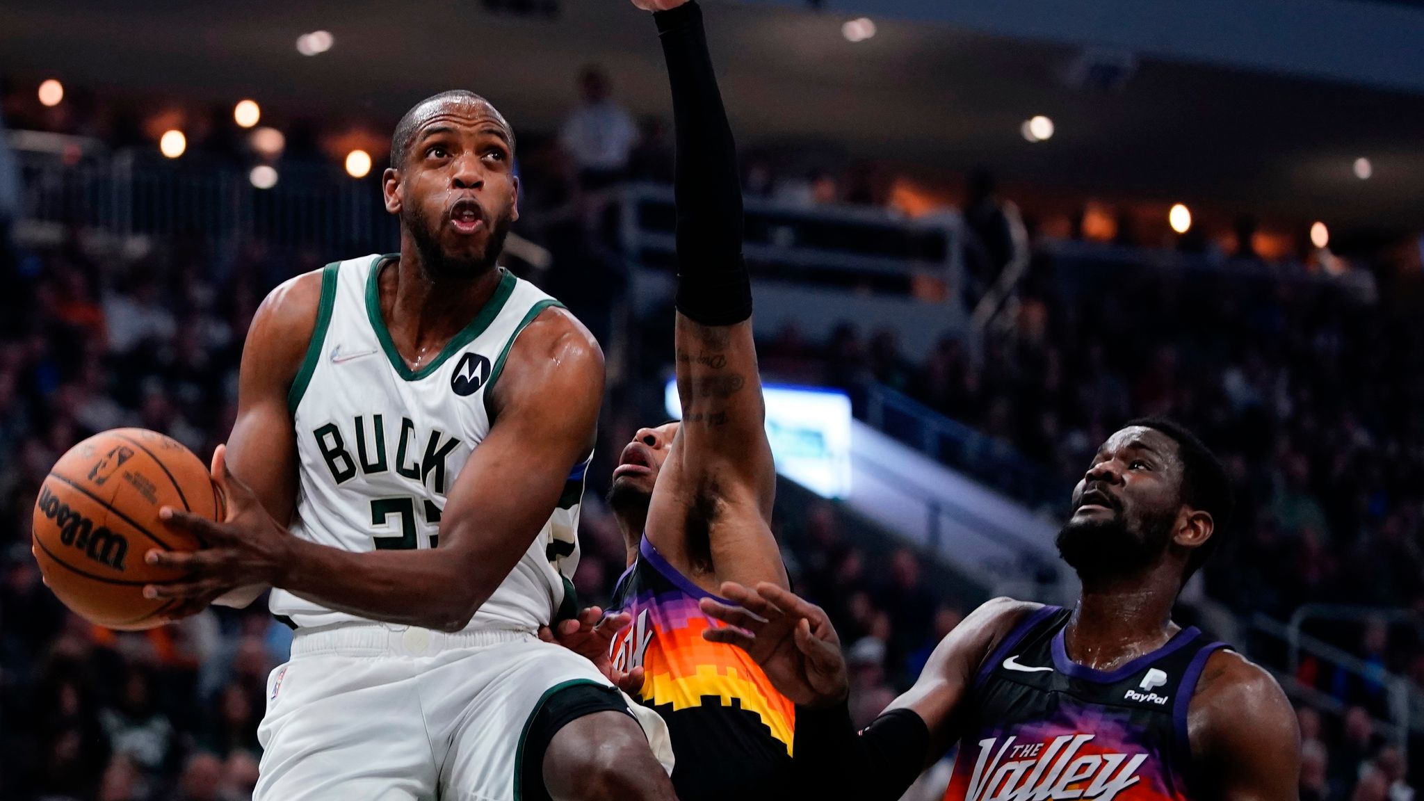 Khris Middleton scored 44 points for the Milwaukee Bucks | NBA News | Sky  Sports