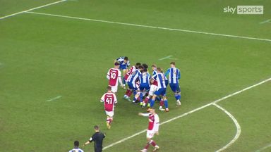 Heated clash and two sent off at Wigan