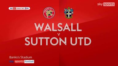 Walsall 1-0 Sutton