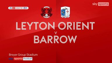 Leyton Orient 2-0 Barrow