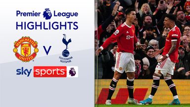 Tottenham 0-3 Manchester United: Goals and highlights - Premier League 21/22